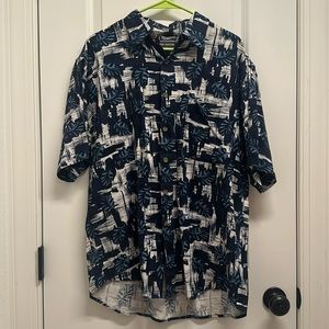 Men’s David Taylor - 100% Silk Button-Down Shirt - Medium